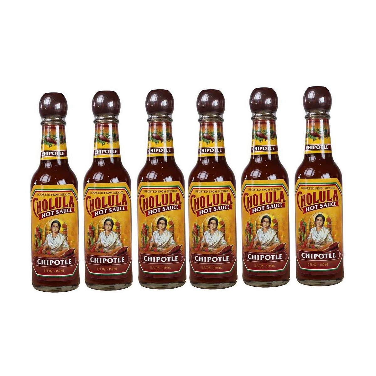 Case of 6 x Cholula Chipotle Hot Sauce 150ml