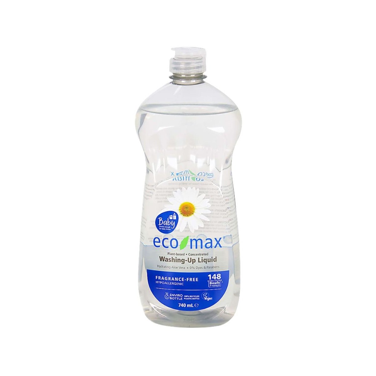 Eco Max Washing Up Liquid - Fragrance Free 740ml