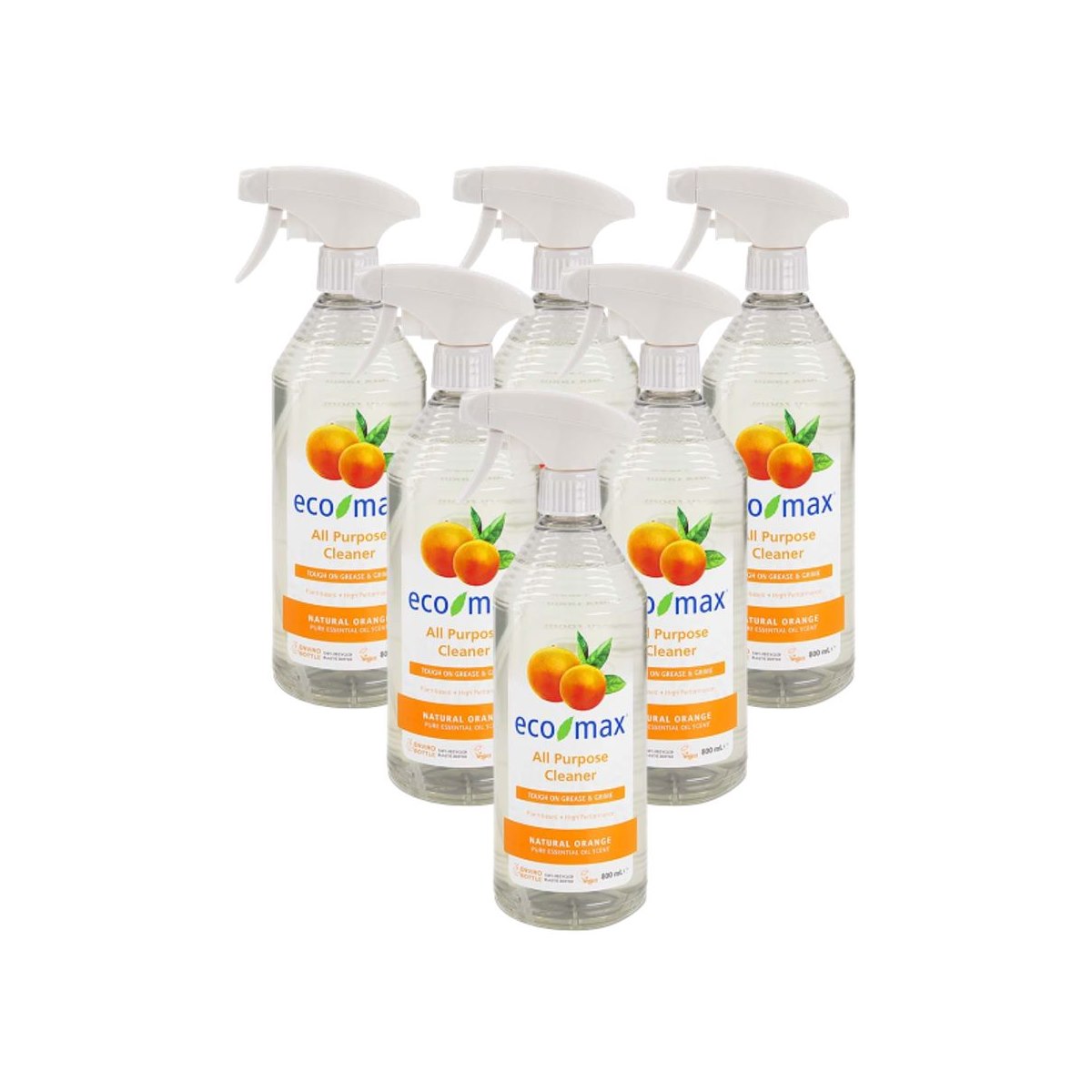 Case of 6 Eco Max All Purpose Cleaner - 800ml