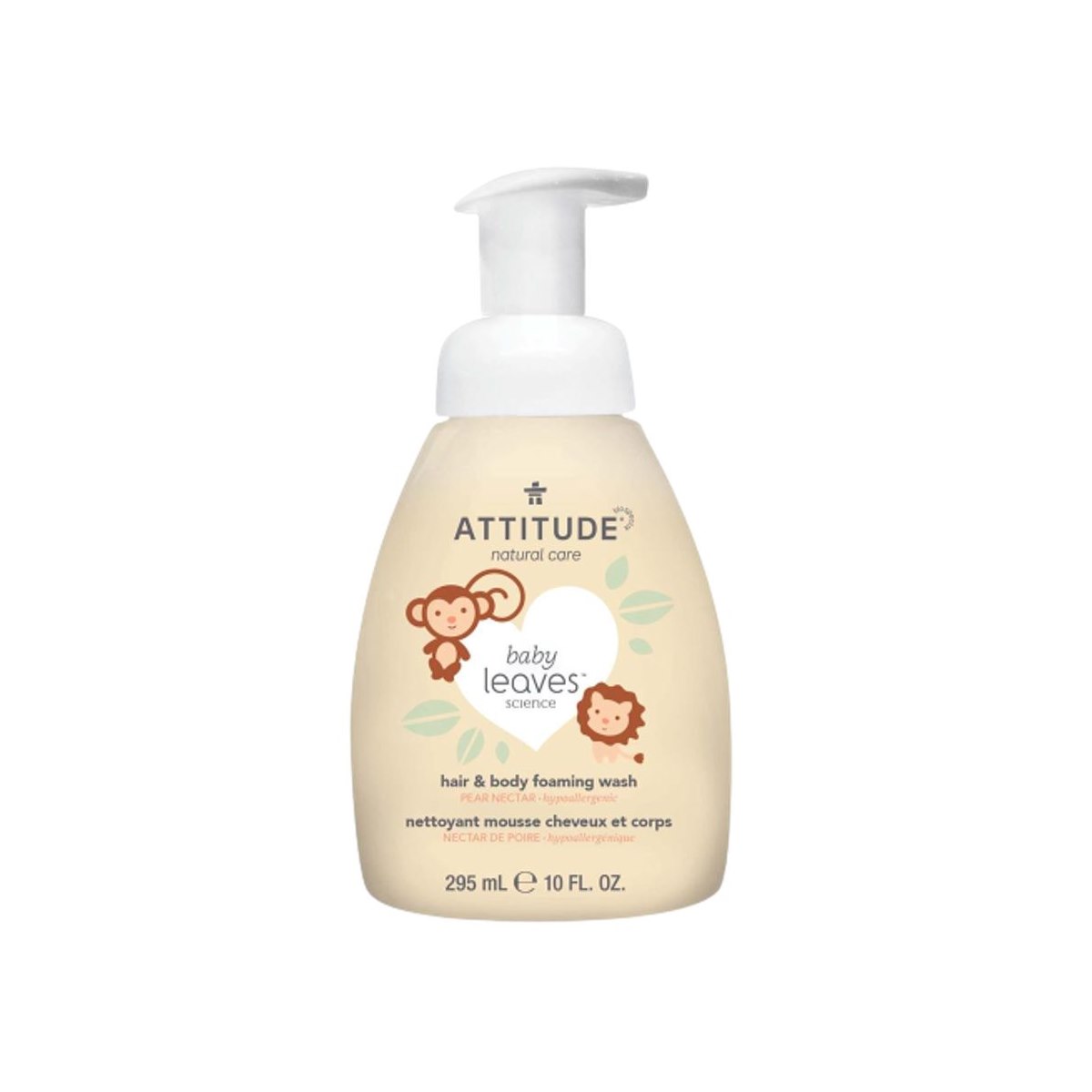 Attitude Baby Leaves 2in1 Foaming Wash - Pear Nectar 295 ml