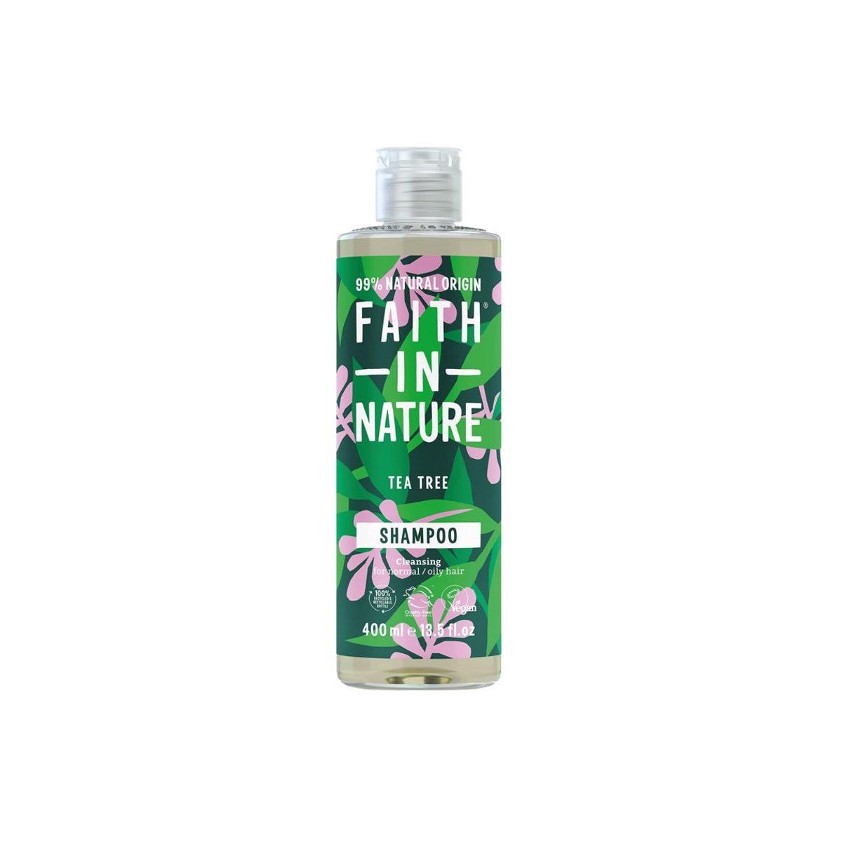 Faith in Nature Cleansing Shampoo - Tea Tree 400ml