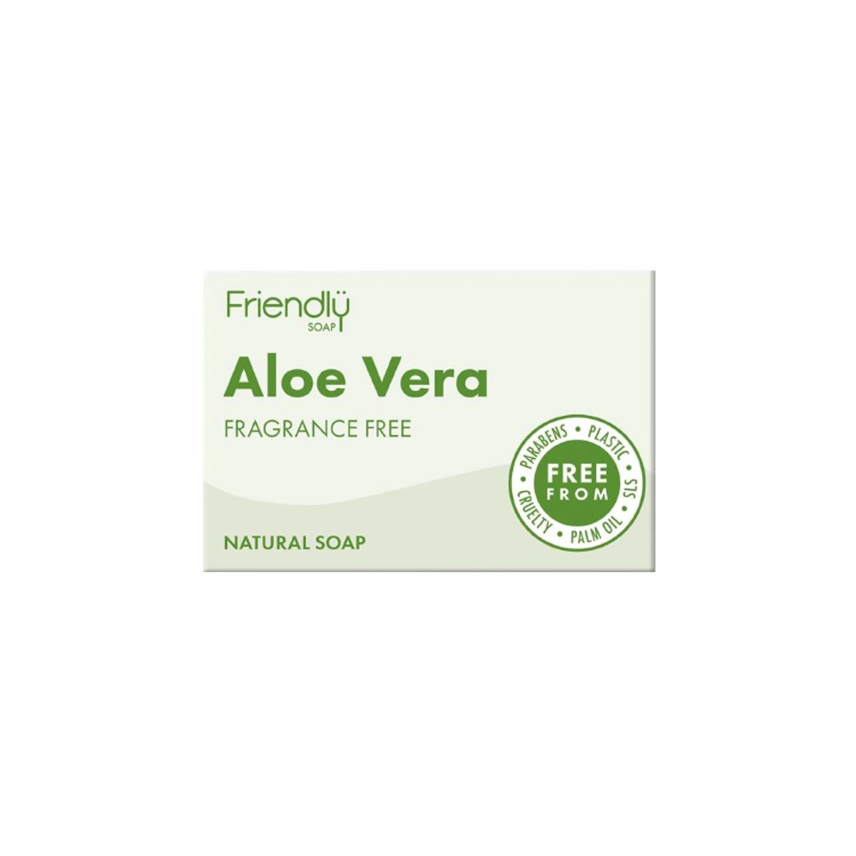 Friendly Soap Aloe Vera Fragrance Free - Natural Soap 95g