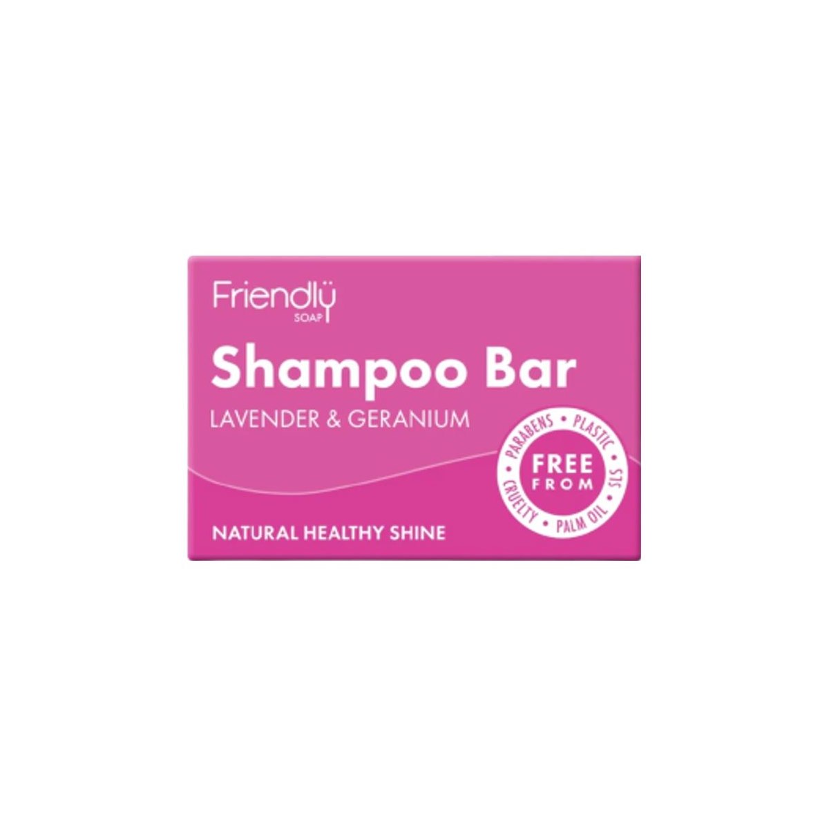 Friendly Soap Shampoo Bar - Lavender and Geranium 95g