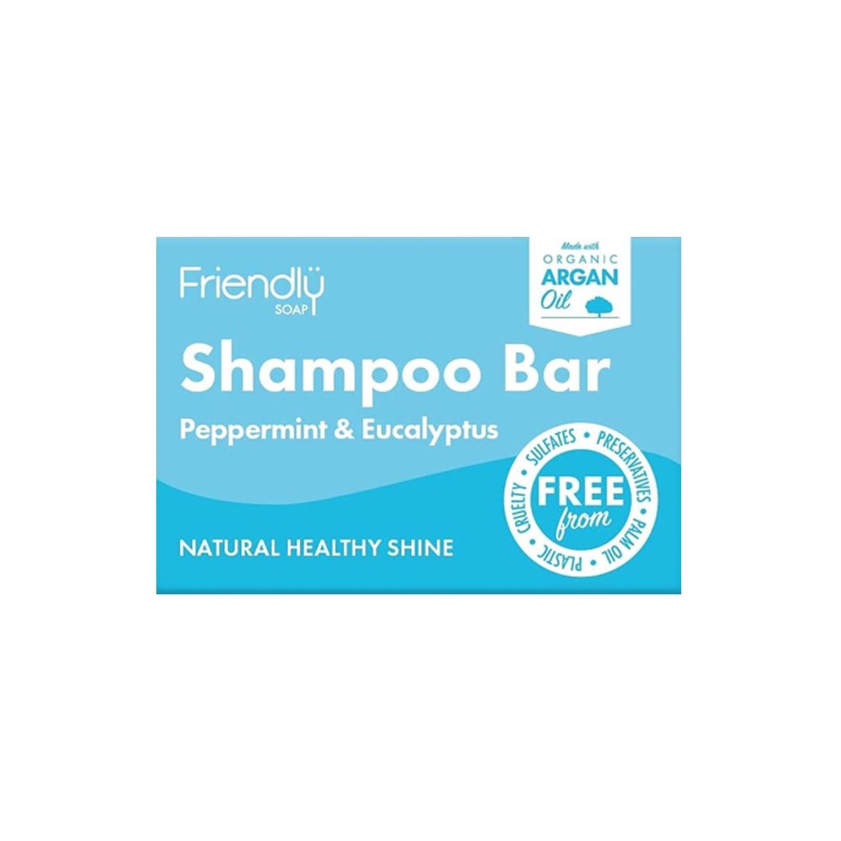 Friendly Soap Shampoo Bar - Peppermint & Eucalyptus 95g