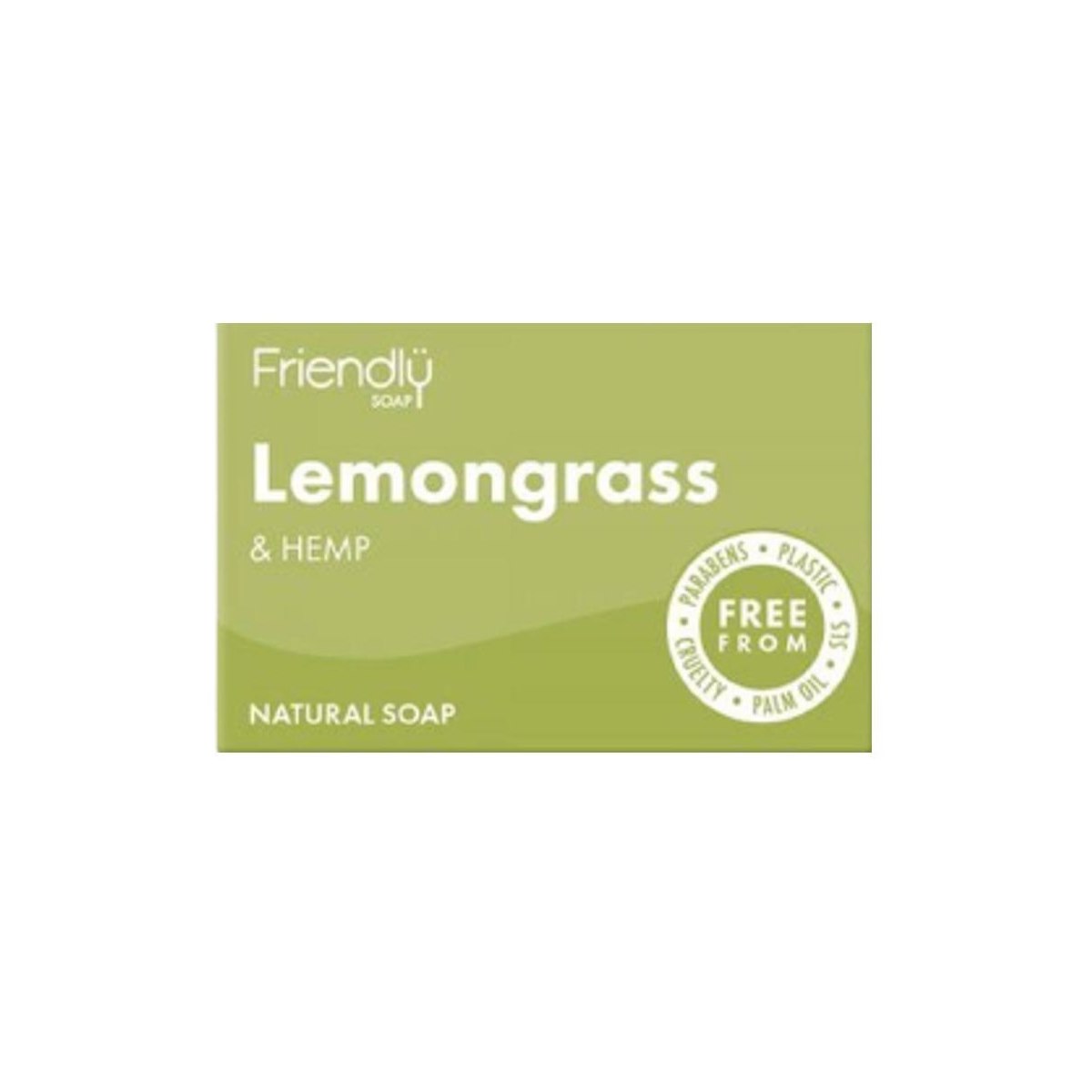 Friendly Soap Lemon Grass and Hemp - Natural Soap 95g