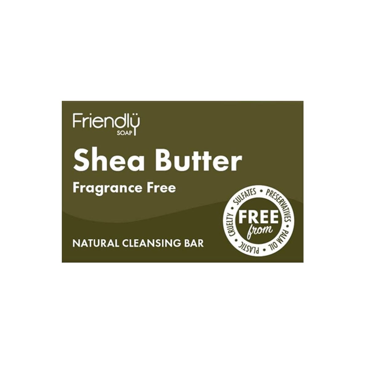 Friendly Soap Shea Butter Fragrance Free - Natural Soap 95g