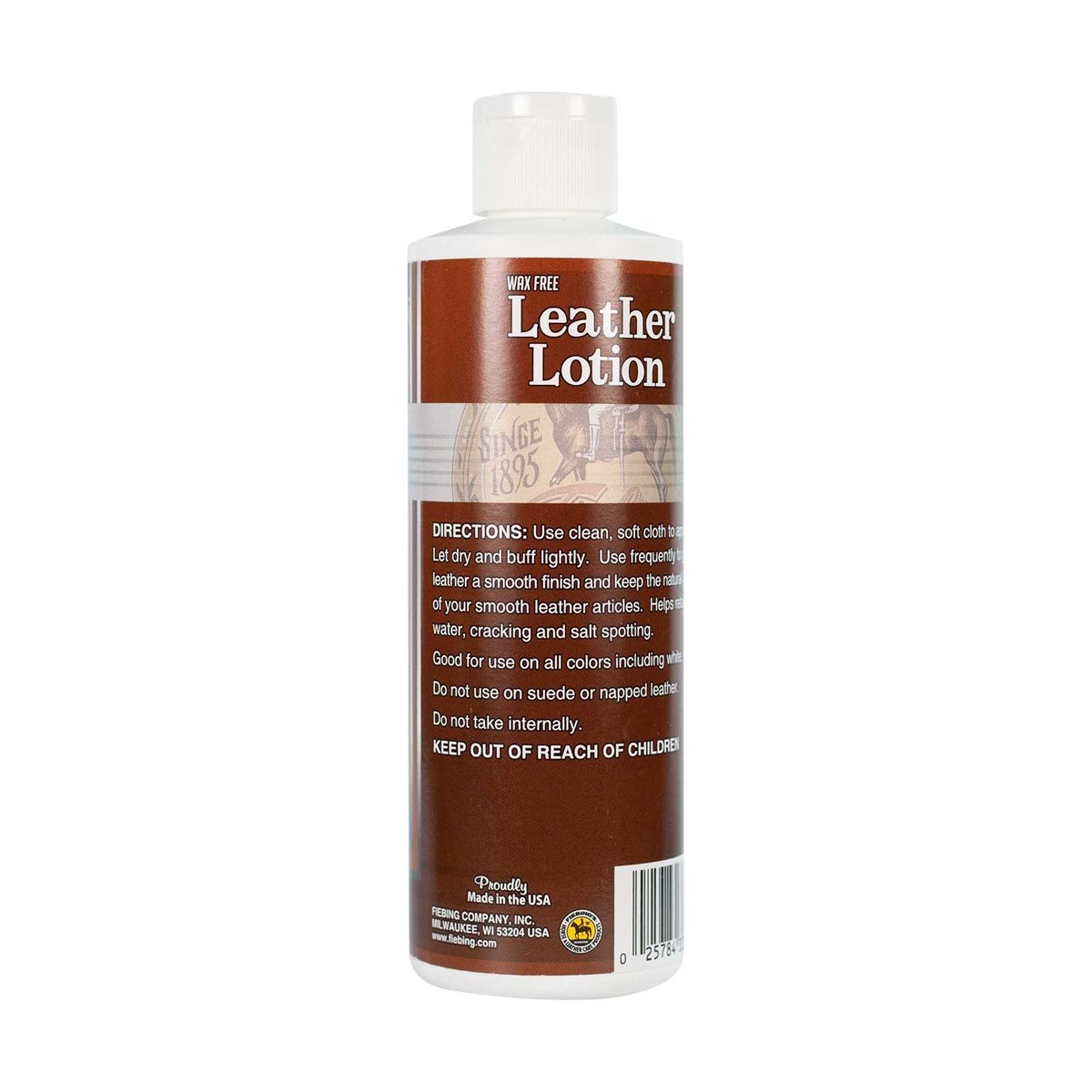 Fiebings Wax Free Leather-Lotion Usage Instructions