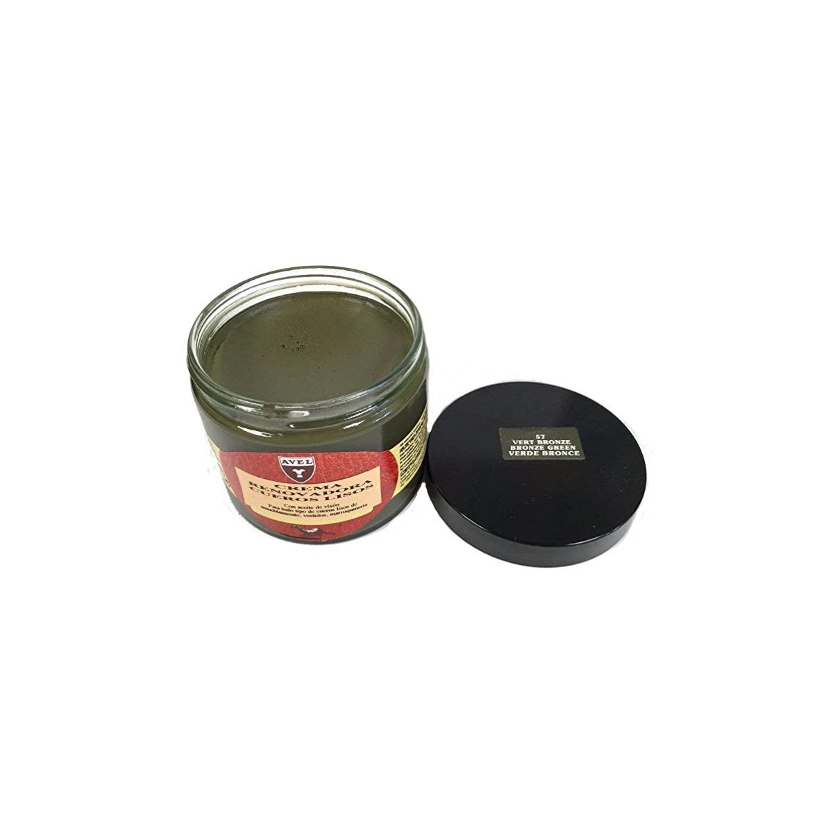 Avel Leather Renovator Recolouring Balm Bronze Green 250ml (Number 57)
