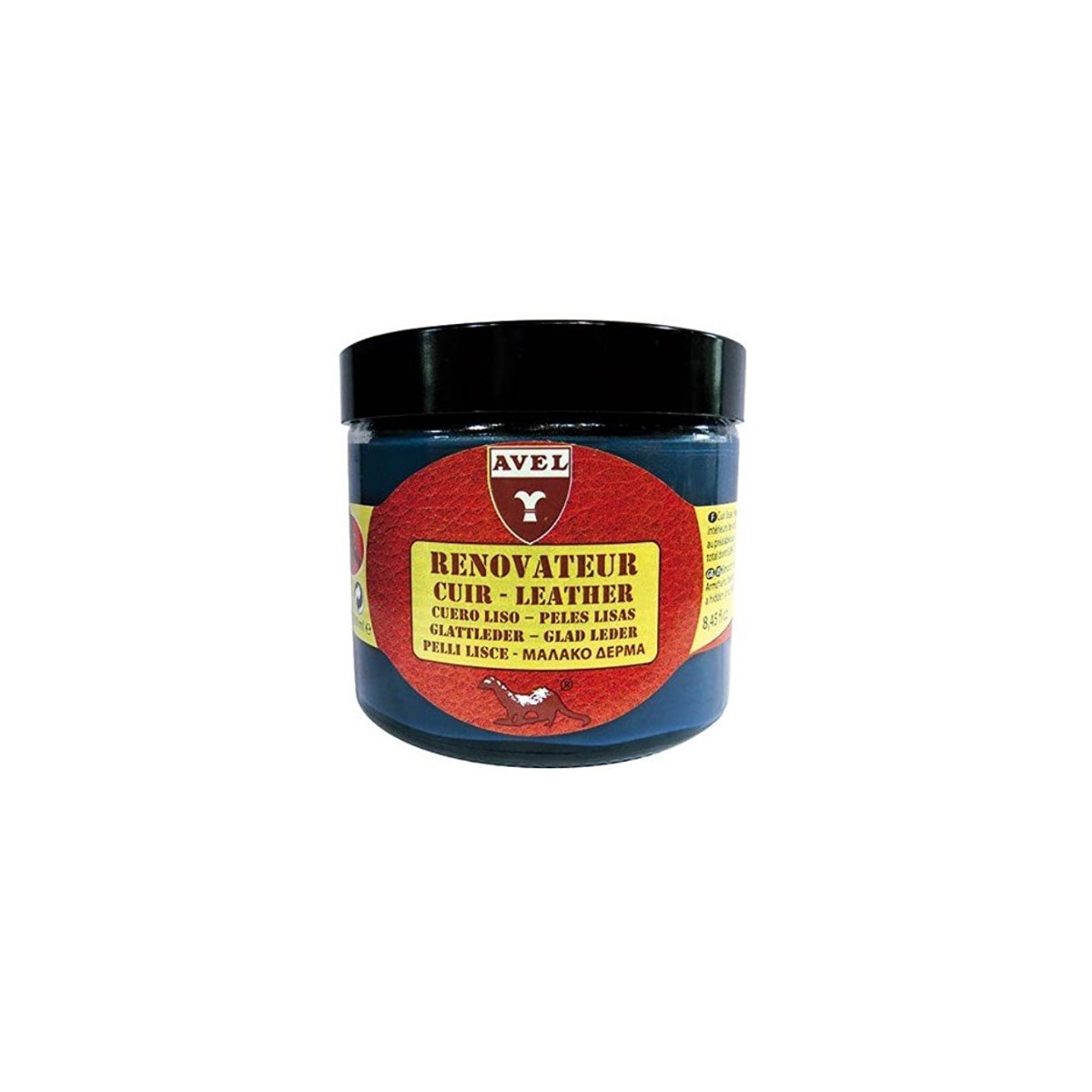 Avel Leather Renovator Recolouring Balm Petrol Blue 250ml (Number 46)