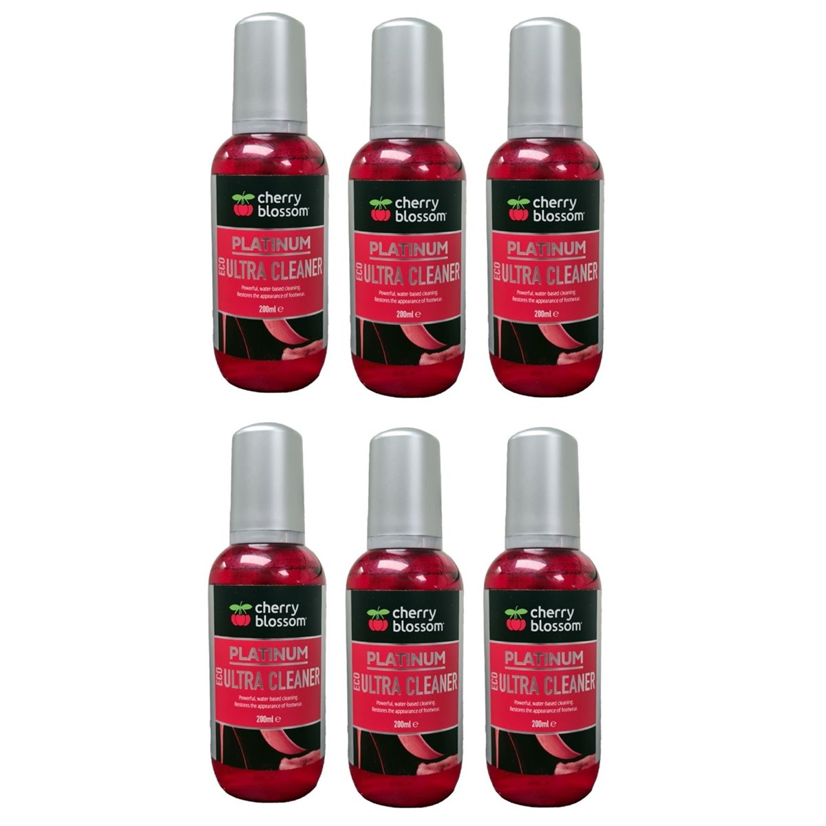 Case of 6 x Cherry Blossom Platinum Eco Ultra Cleaner 200ml