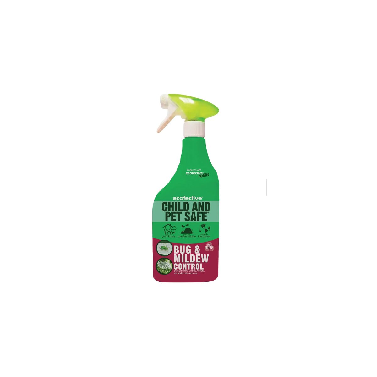  Ecofective Child and Pet Safe Bug and Mildew Control Spay 1 Litre 