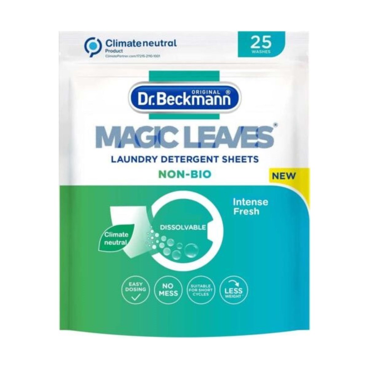 Dr Beckmann Magic Leaves Non-Bio 25 Washes Intense Fresh