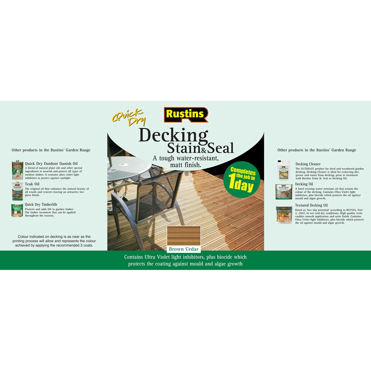 Rustins Decking Stain and Seal