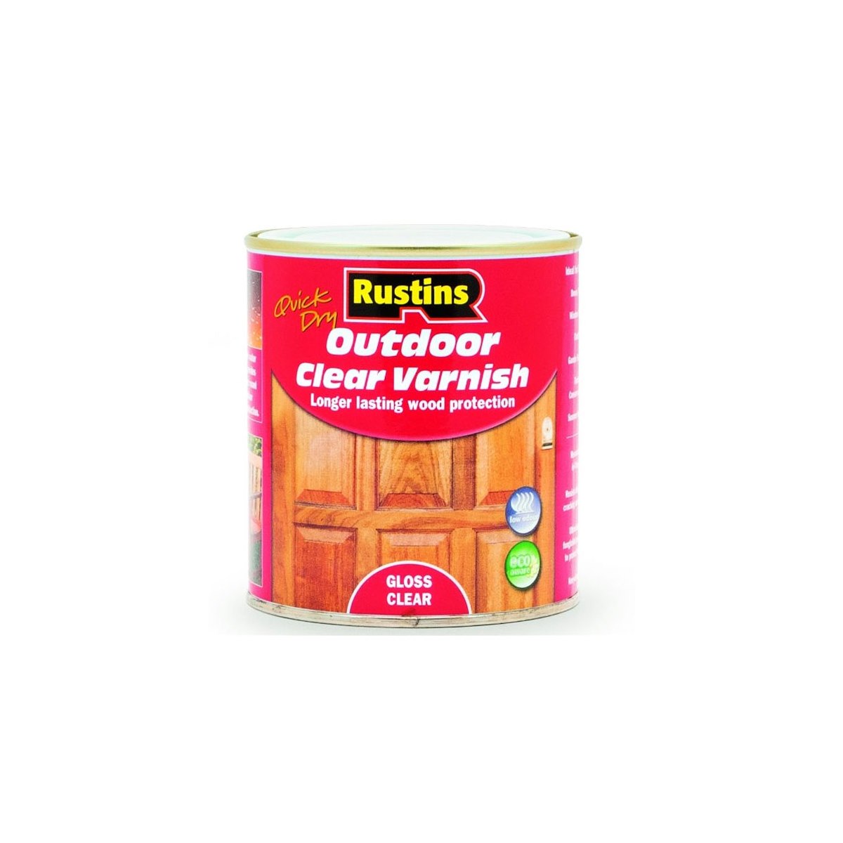 Rustins Quick Dry Outdoor Clear Varnish Gloss 1 Litre