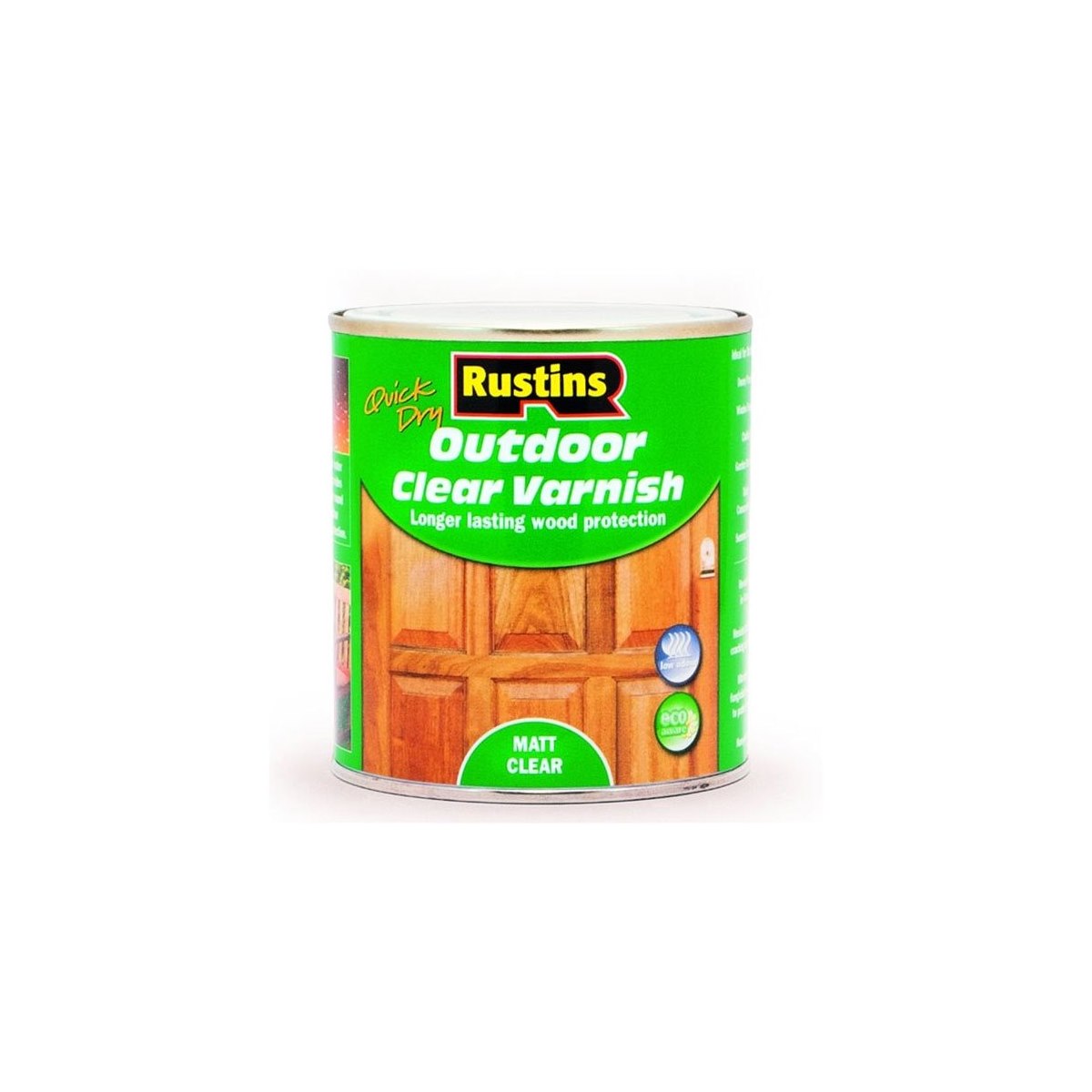 Rustins Quick Dry Outdoor Clear Varnish Matt 1 Litre