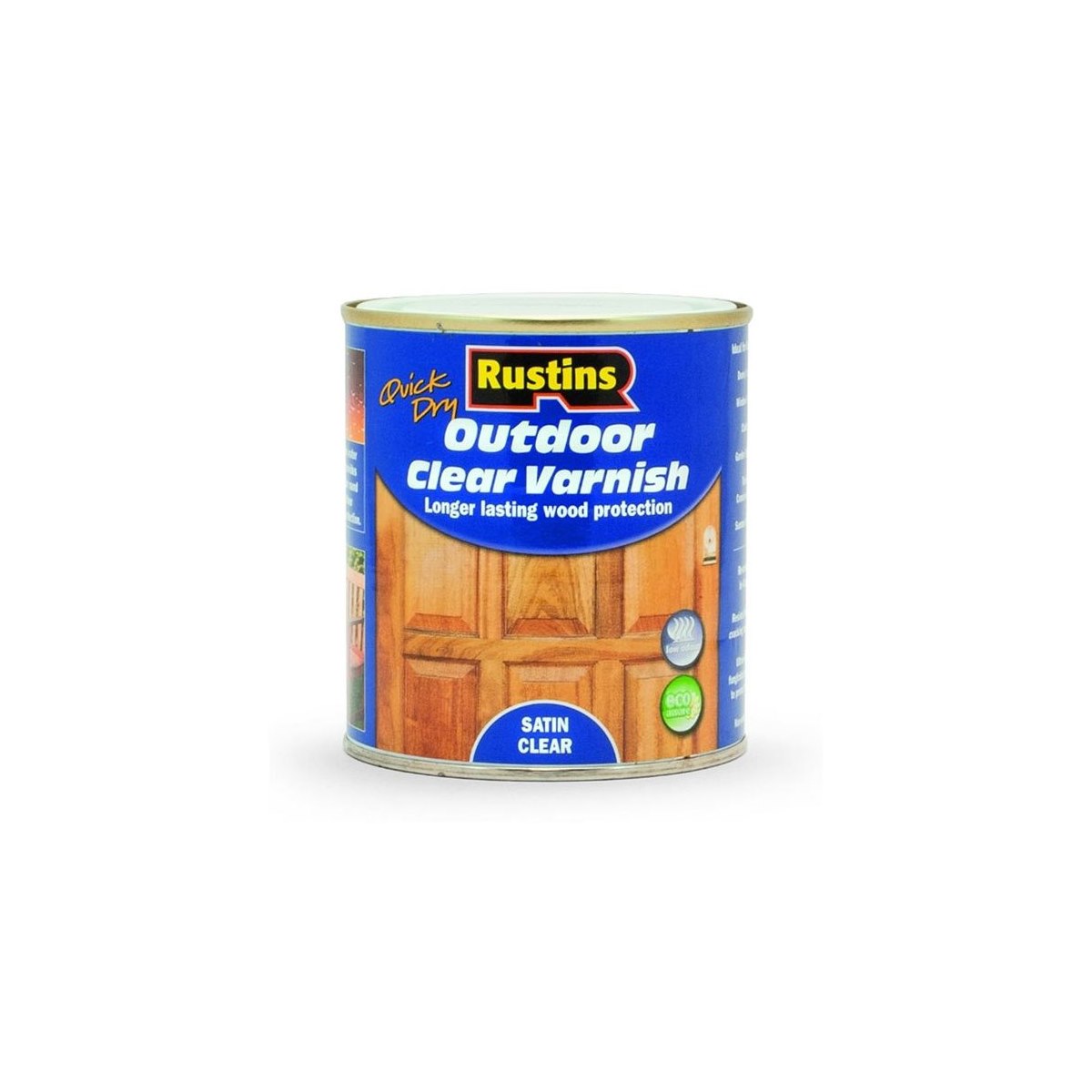 Rustins Quick Dry Outdoor Clear Varnish Satin 500ml