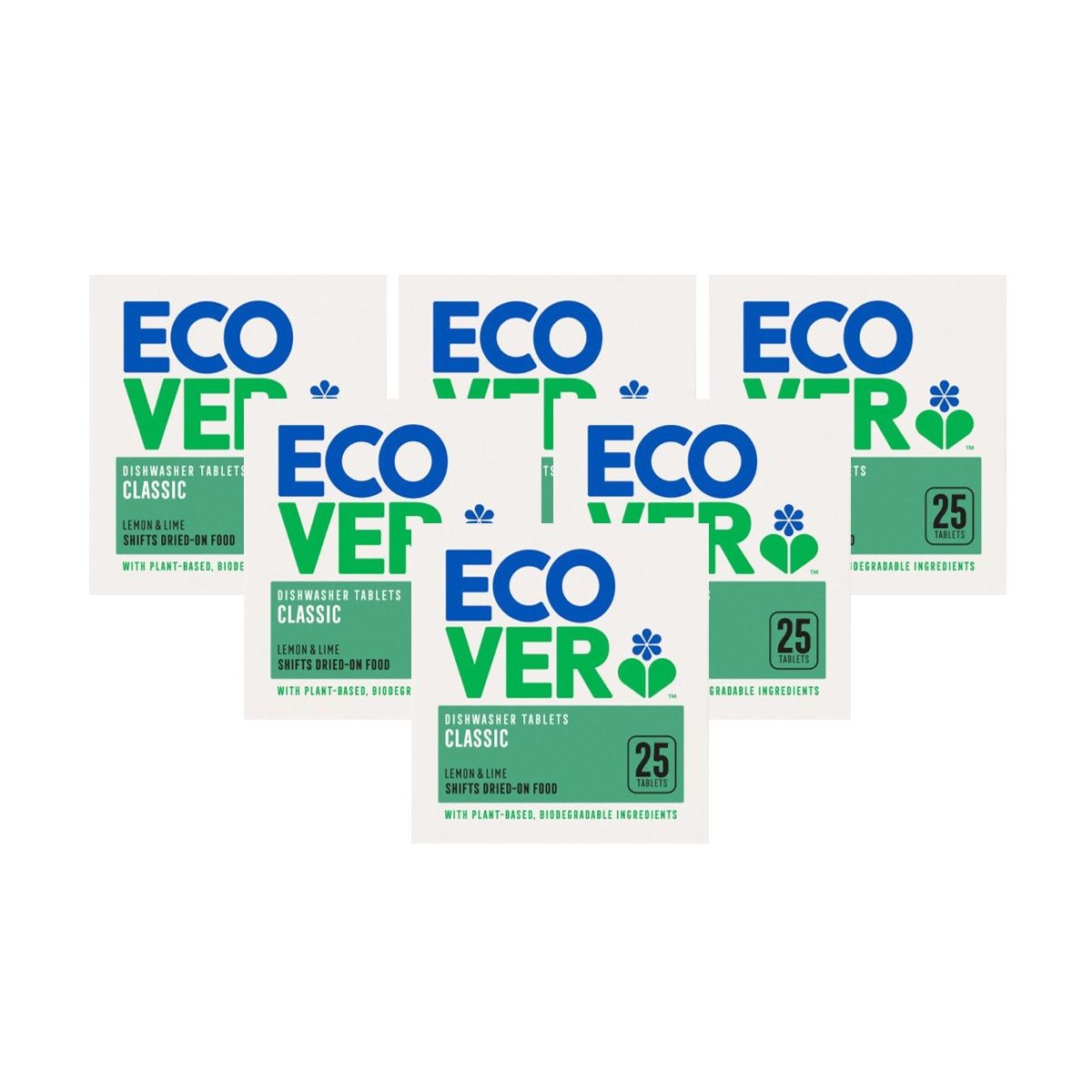 Case of 6 x Ecover Classic Dishwasher Tablets
