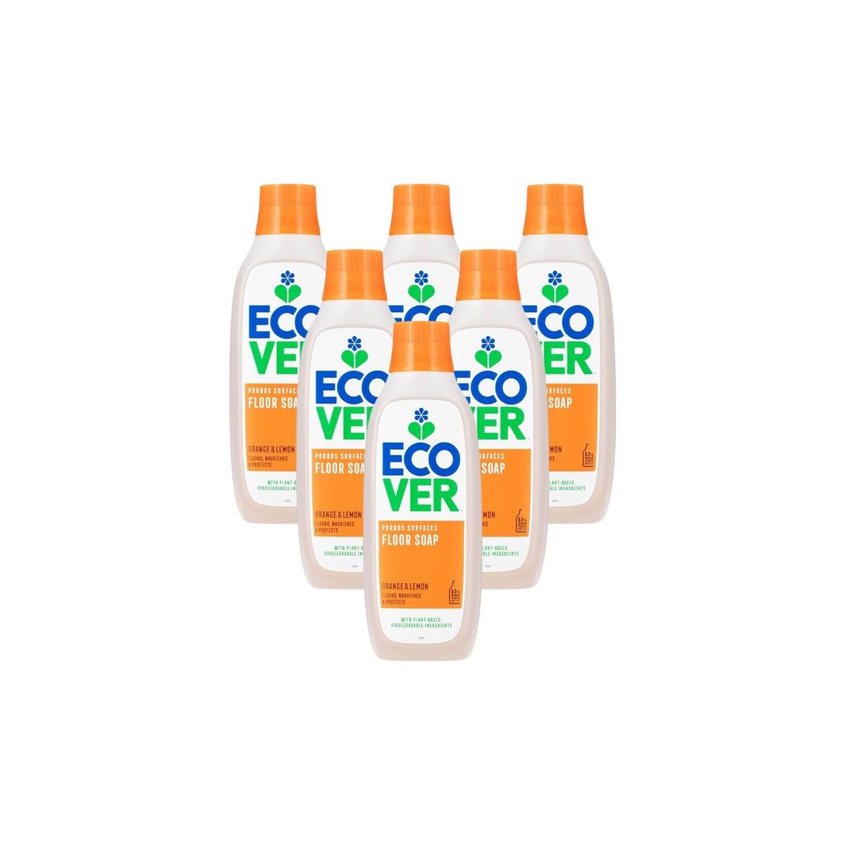 Case of 6 x Ecover Floor Soap