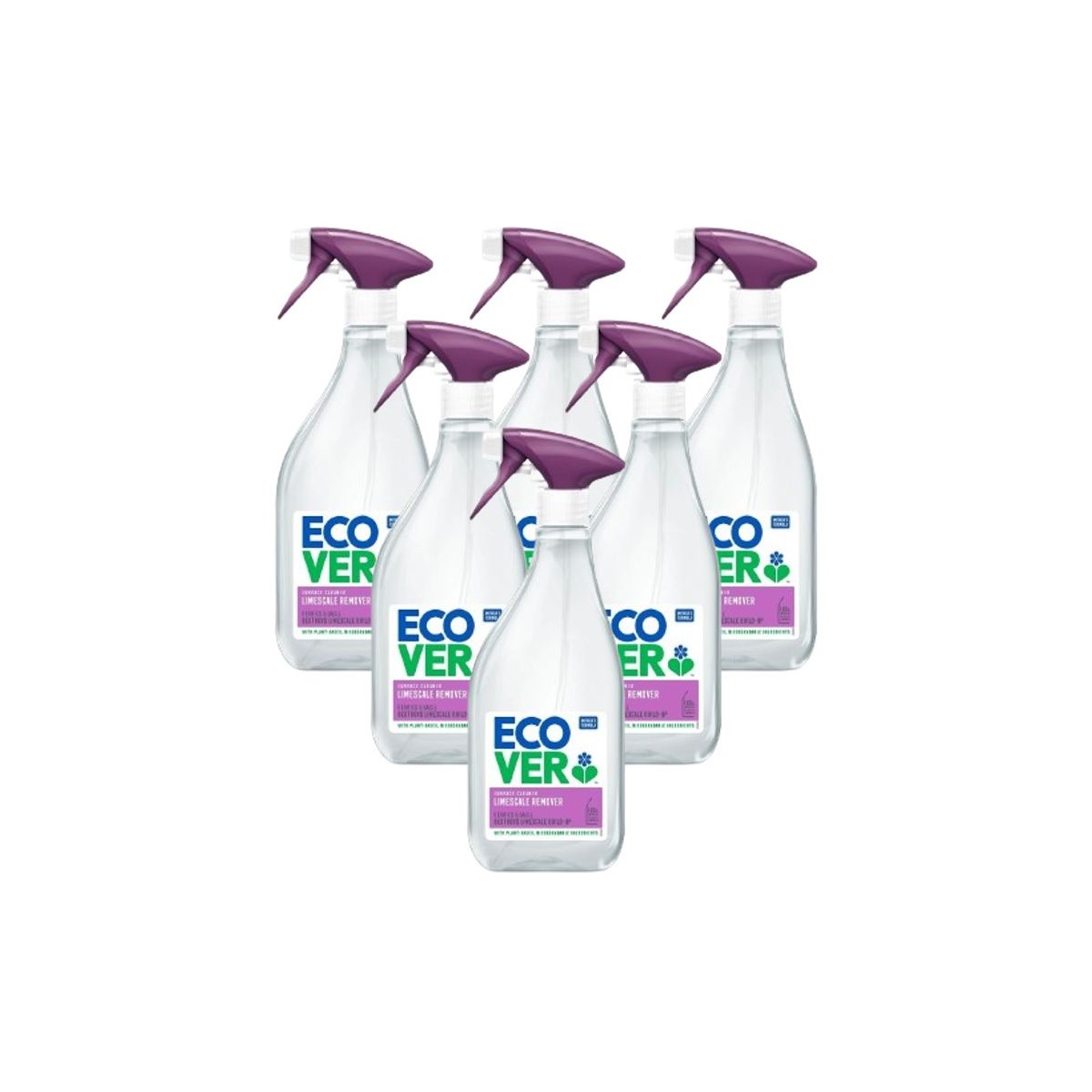 Case of 6 x Ecover Limescale Remover Spray Berries and Basil 500ml