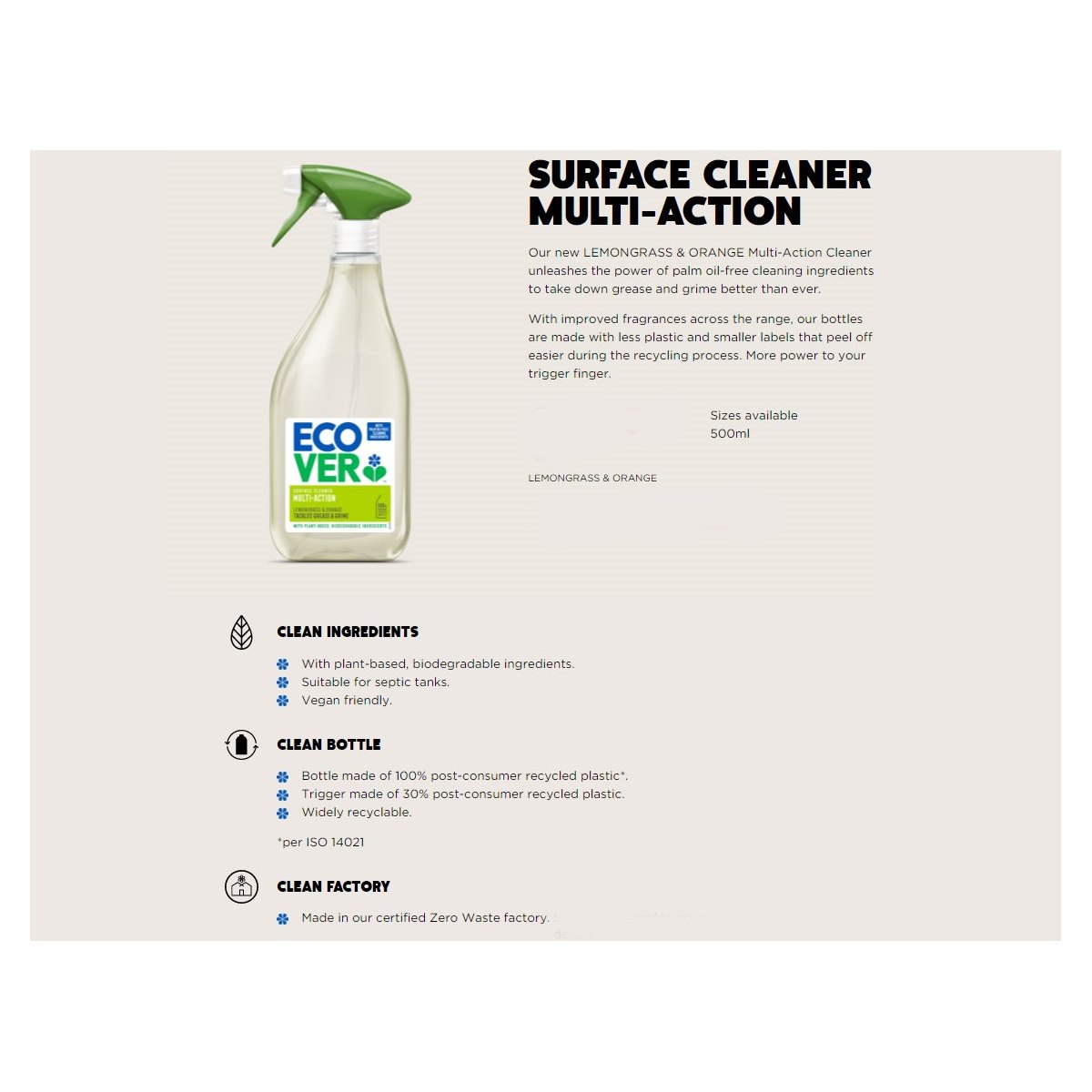 Ecover Surface Cleaner Multi-Action