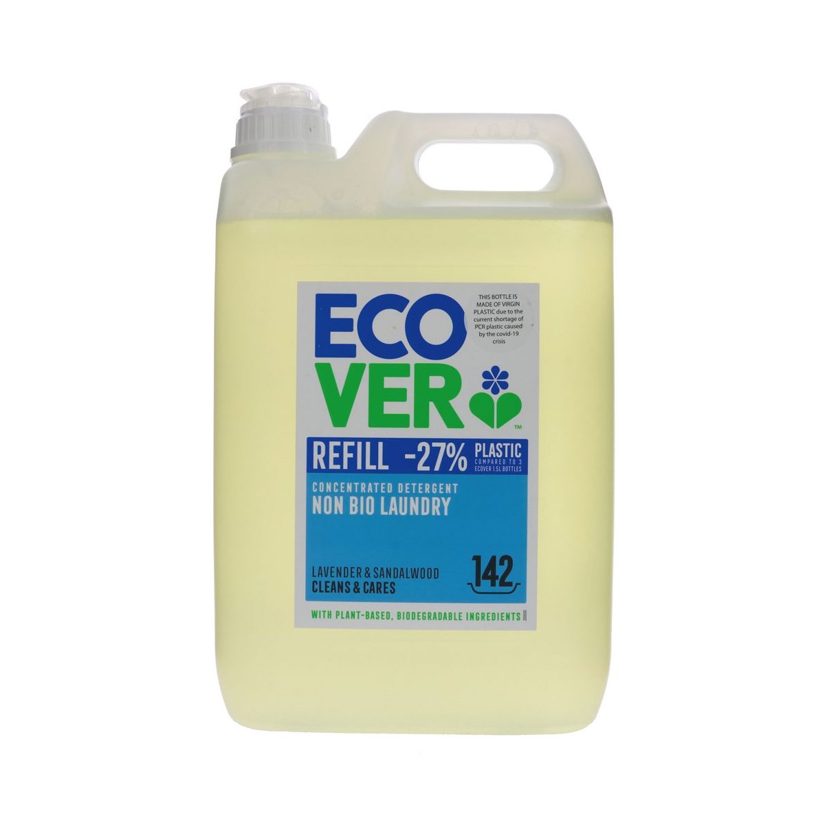 Ecover Concentrated Non Bio Laundry Liquid Lavender and Sandalwood 5 Litre