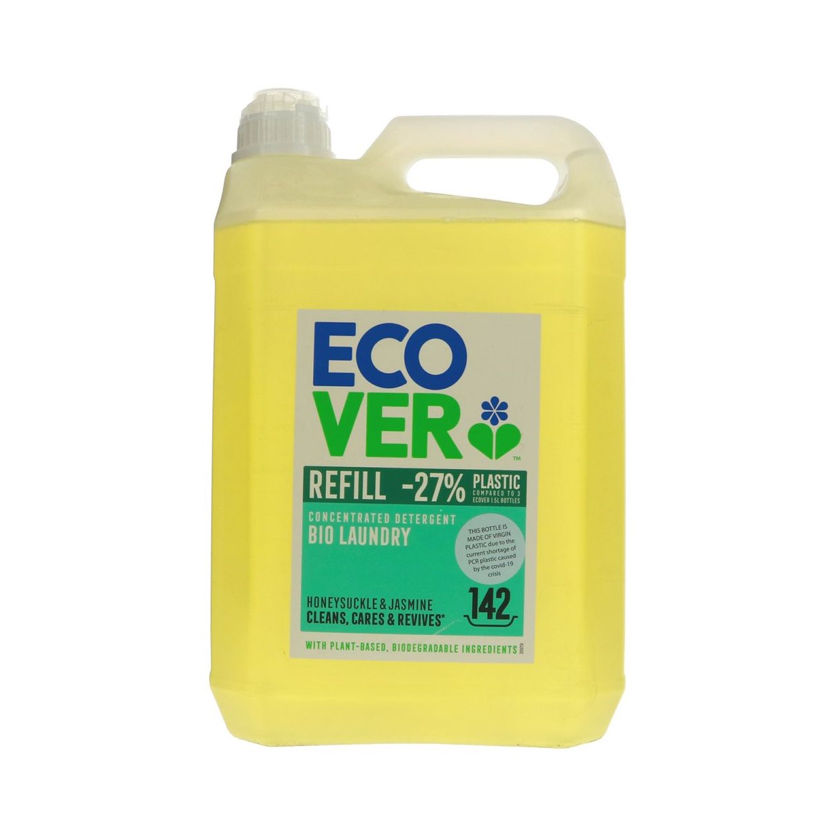 Ecover Concentrated Bio Laundry Liquid Refill 5 Litre