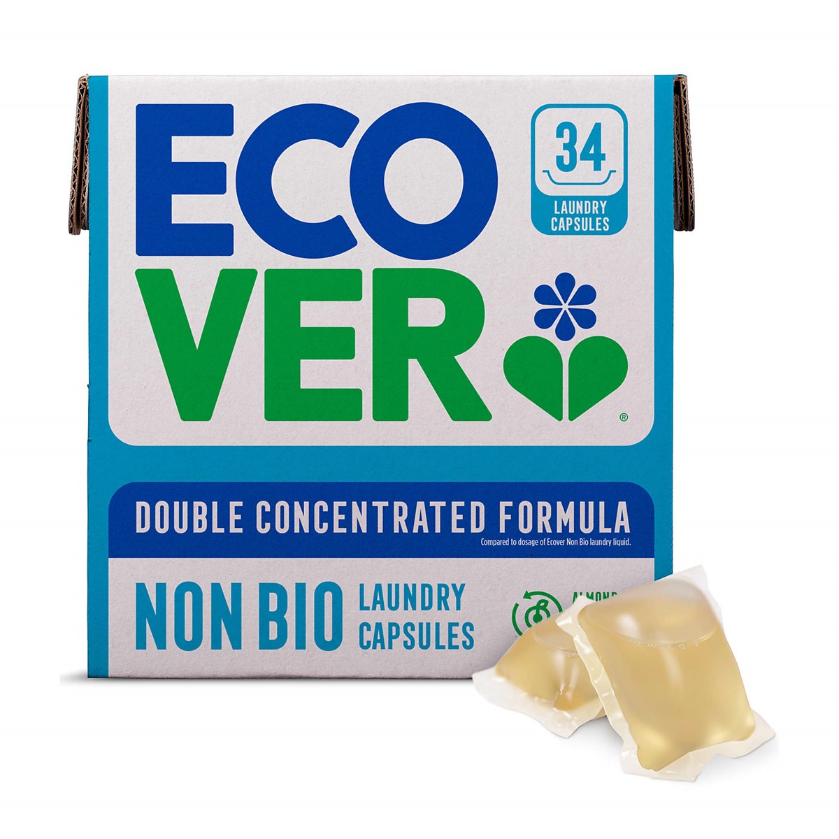 Ecover Laundry Capsules Non Bio 34 Wash