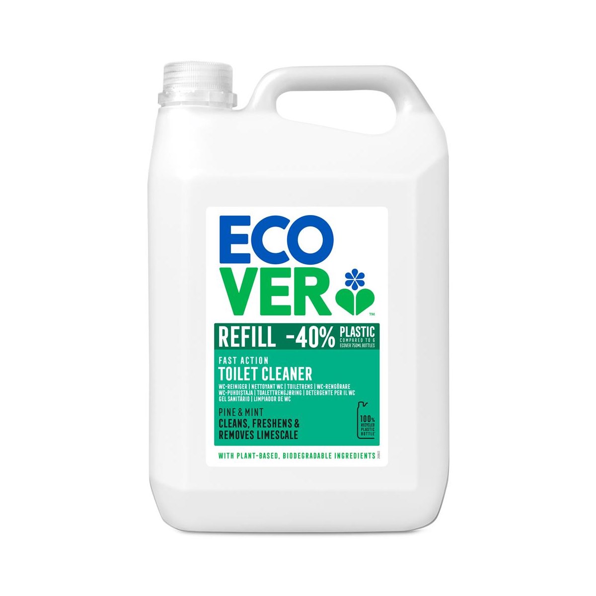 Ecover Toilet Cleaner Pine and Mint 5 Litre Refill