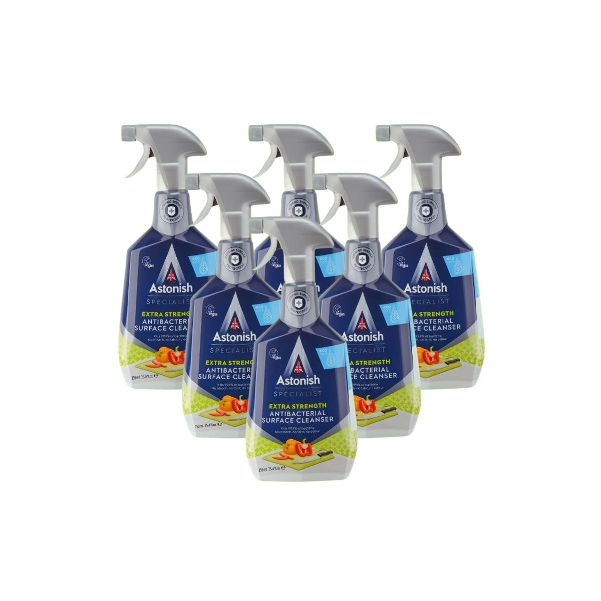 Case of 6 x Astonish Specialist Extra Strength Antibacterial Surface Cleanser