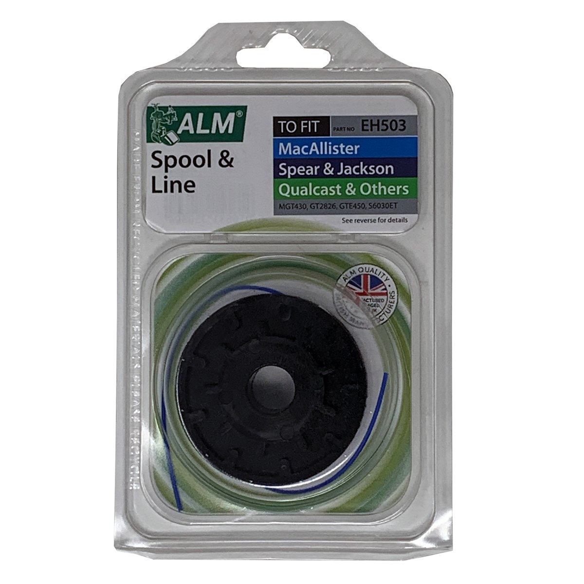 ALM EH503 Spool and line for MacAllister, Spear and Jackson, Qualcast and Others