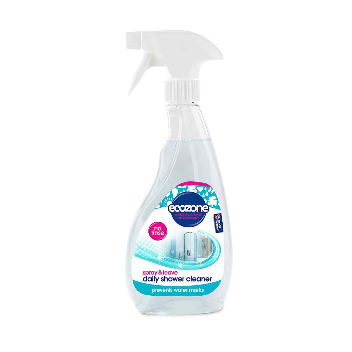 Ecozone Spray and Leave Daily Shower Cleaner 500ml 