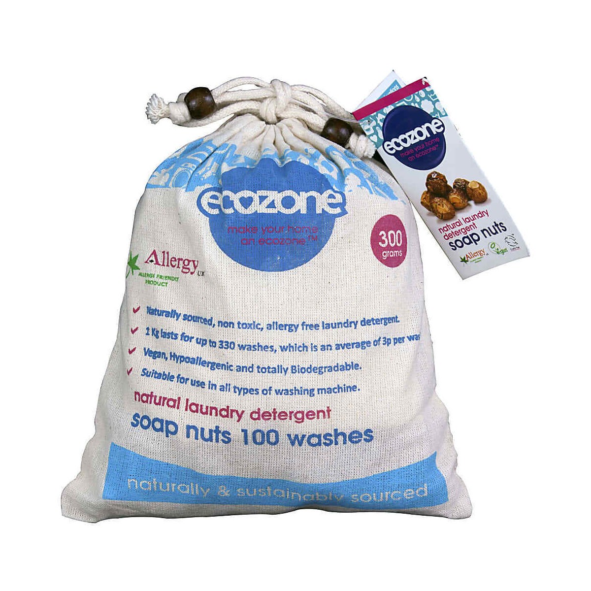 Ecozone Soap Nuts 300g 100 Washes