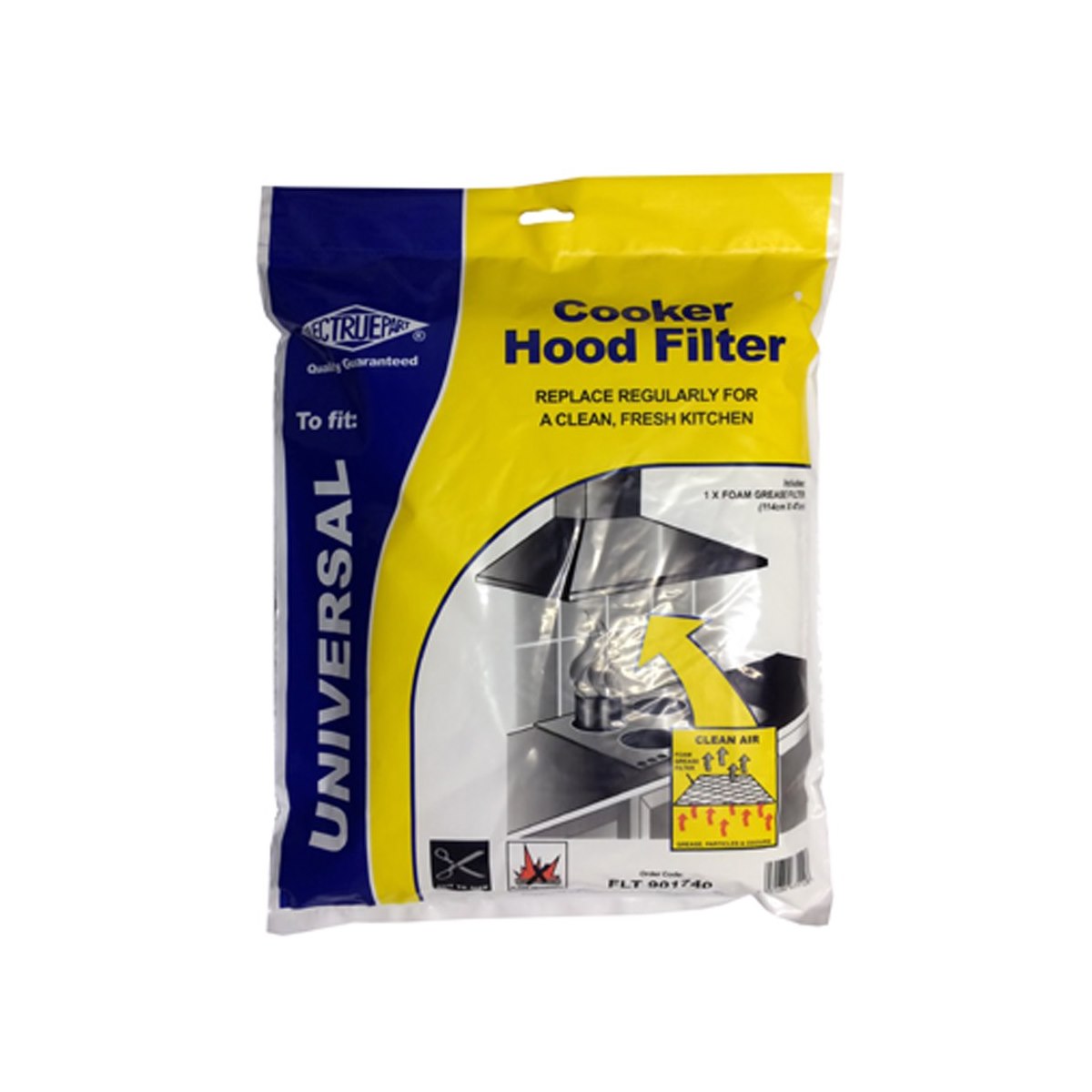Foam Type Replacement Cooker Hood Grease Filter