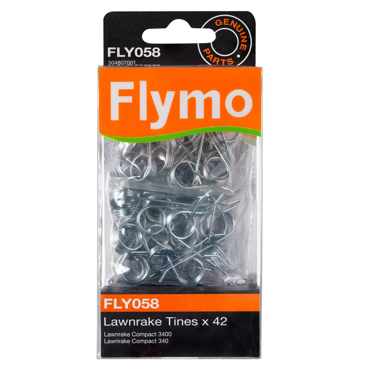 FLY058 Genuine Flymo Lawnrake Replacement Tines Pack of 42