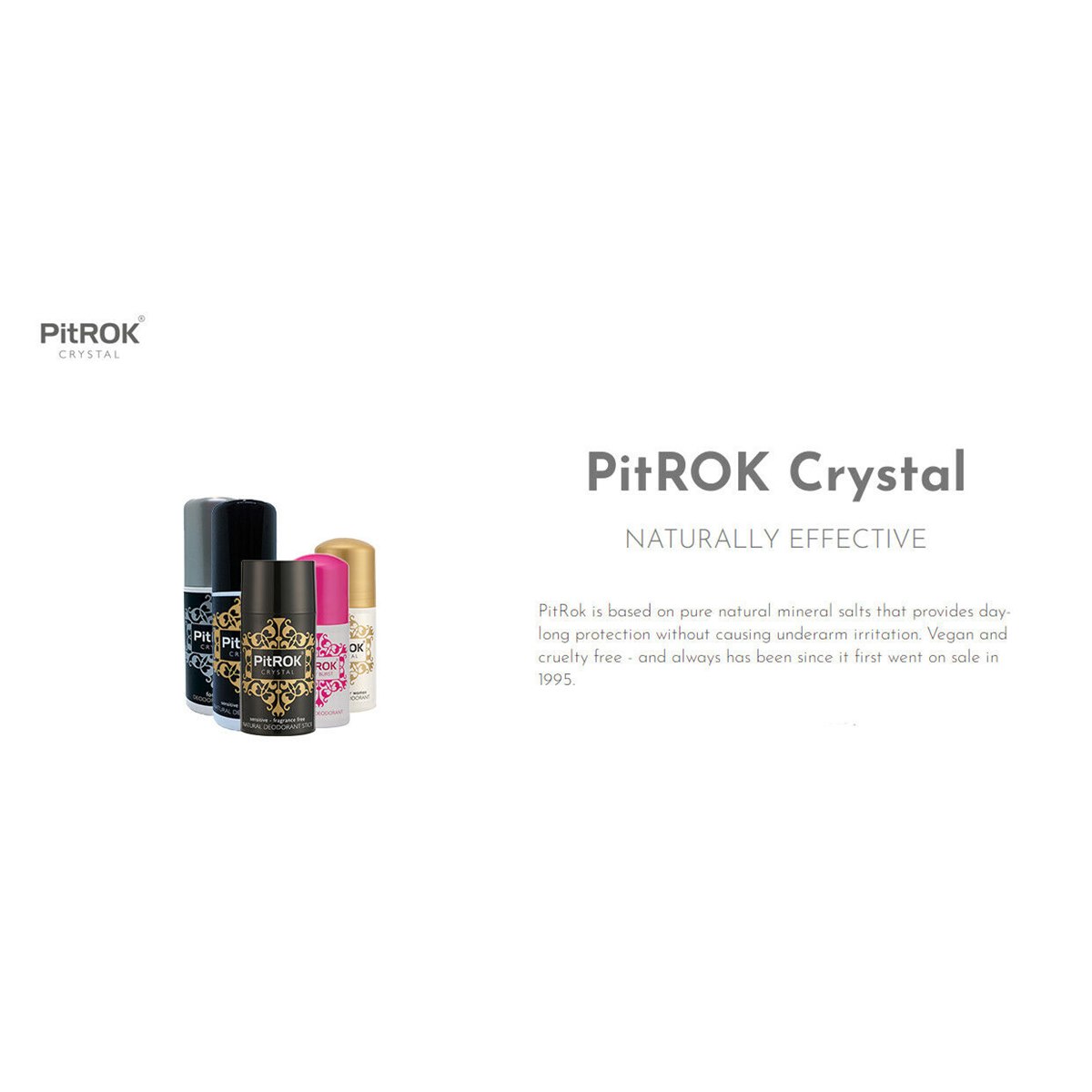 Pitrok Natural Crystal Deodourants