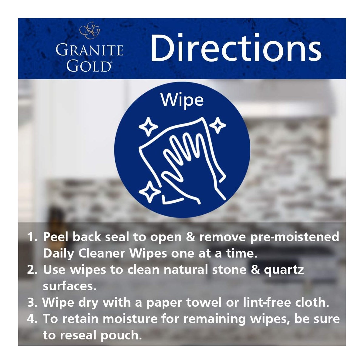 How to Use Granite Gold Daily Cleaning Wipes