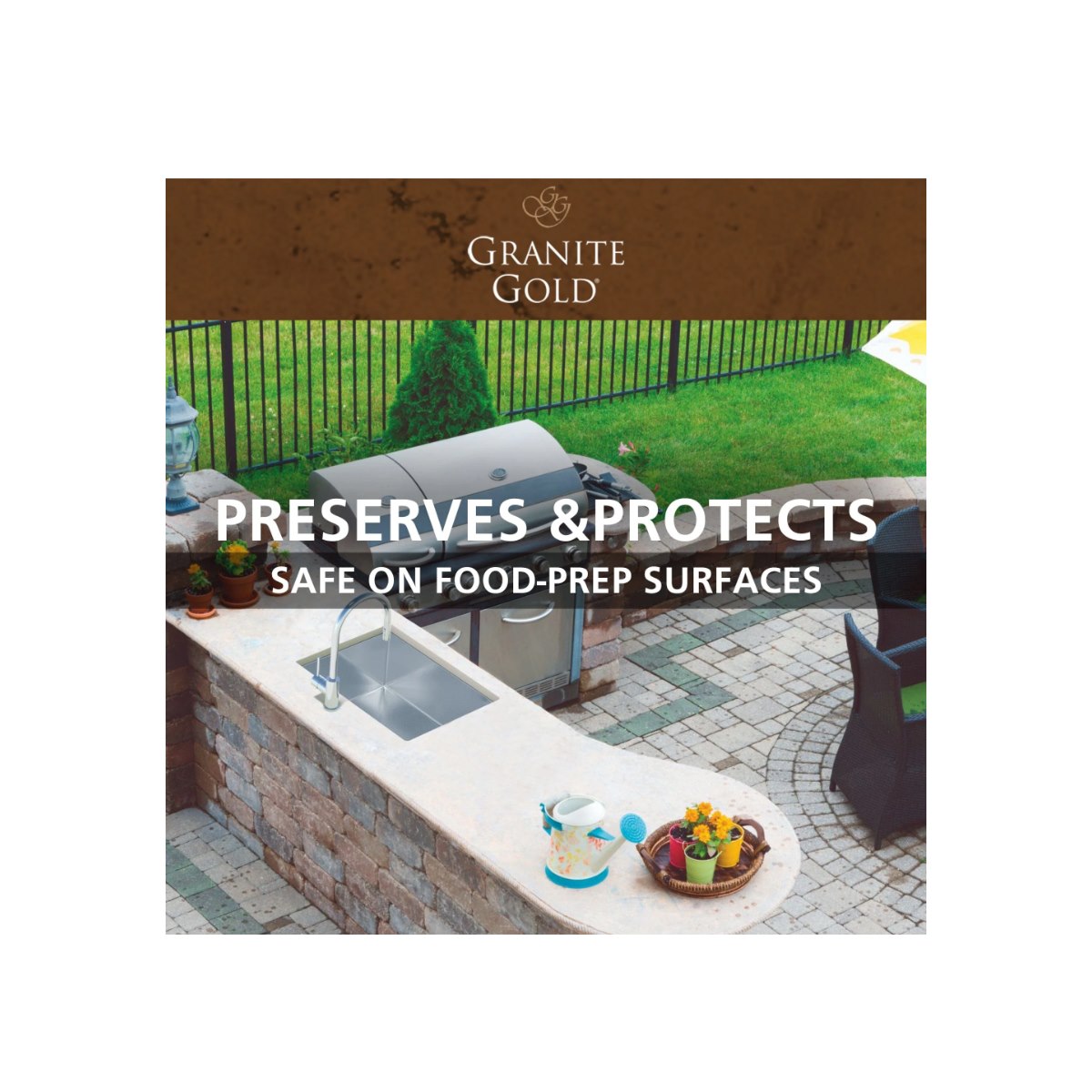 Cleaner for Outdoor Natural Stone Surfaces