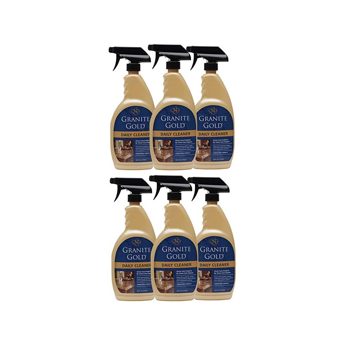 Case of 6 x Granite Gold Daily Cleaner Spray 710ml