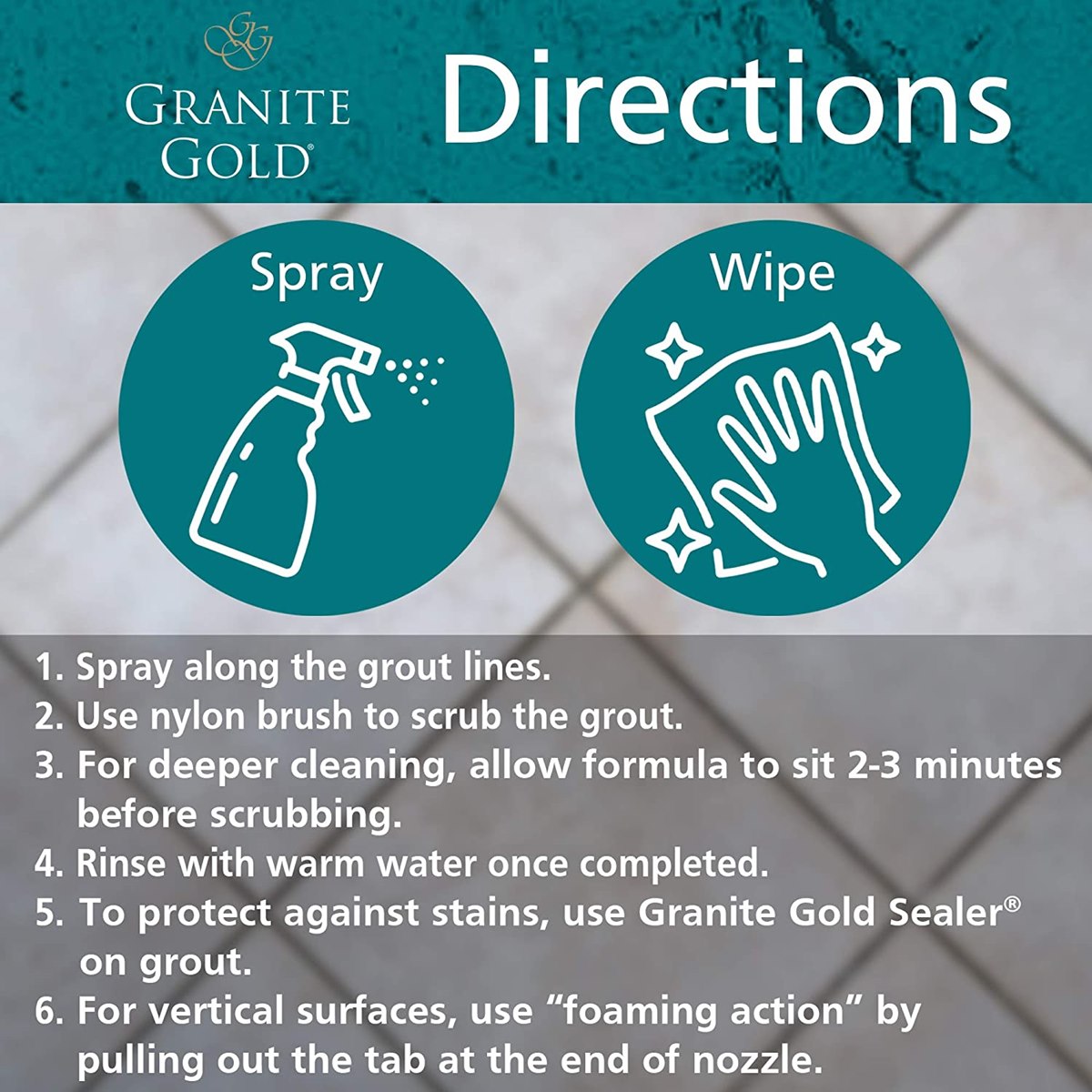 How to Use Granite Gold Grout Cleaner