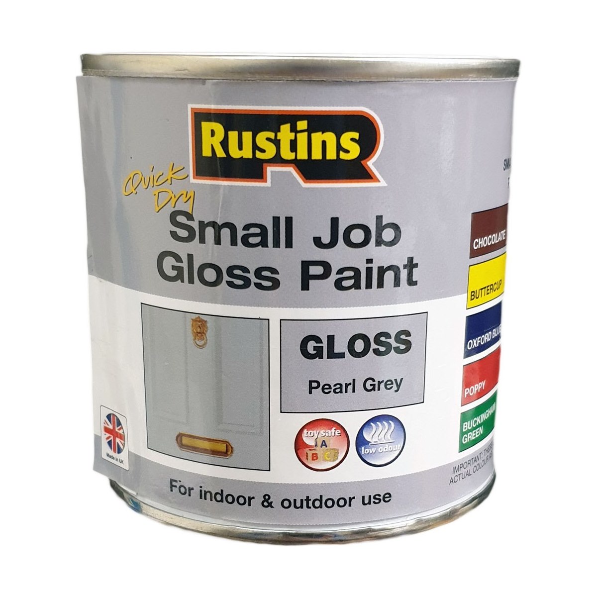Rustins Quick Dry Small Job Gloss Pearl Grey 250ml