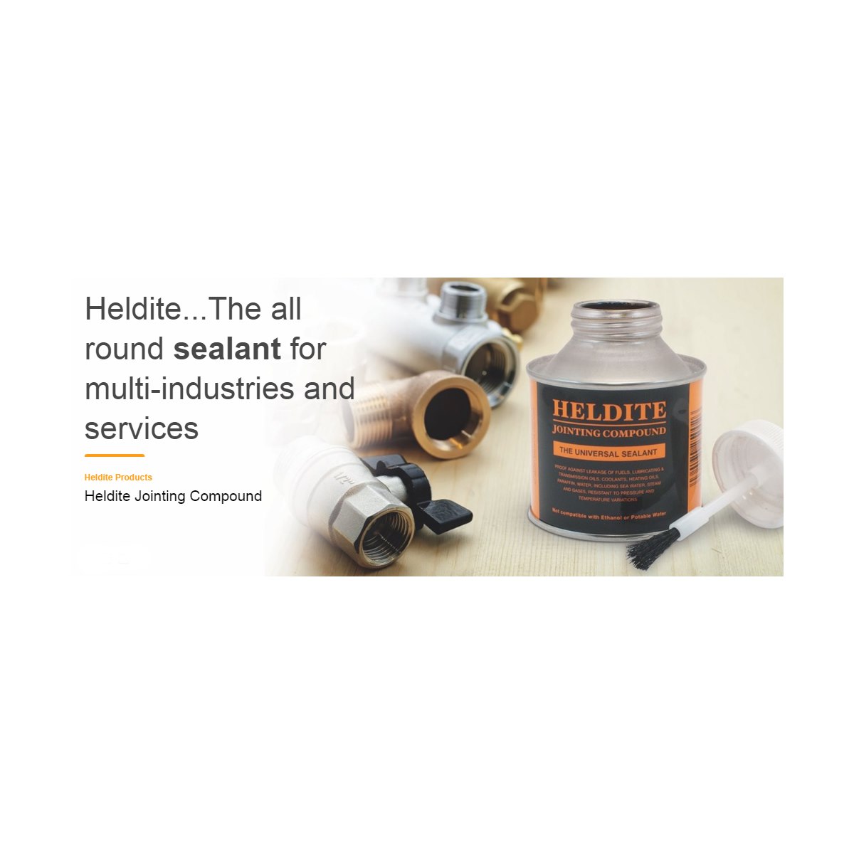 Heldite Jointing Compound and Pipe Sealer