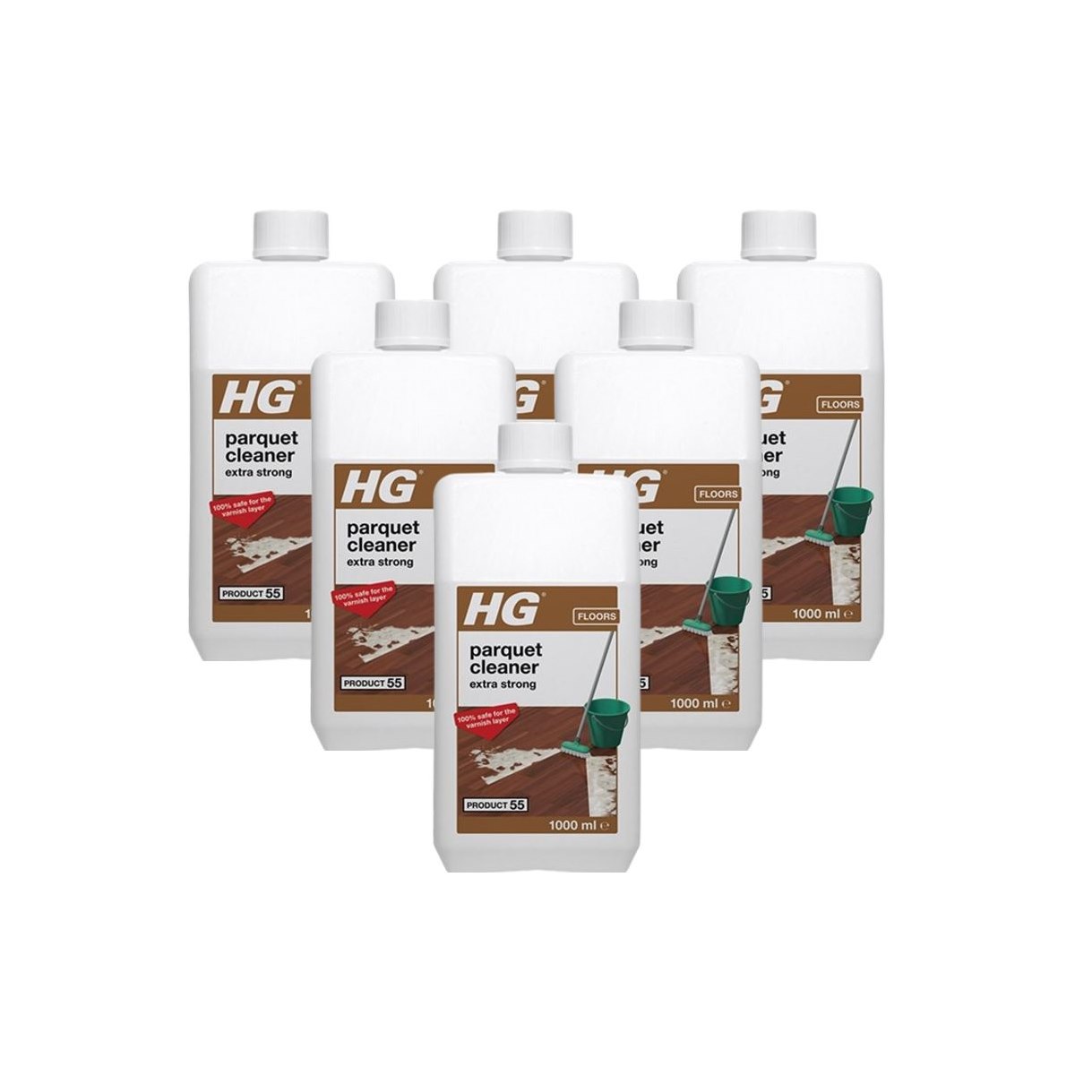 Case of 6 x HG Parquet Cleaner Extra Strong (Product 55) 1 Litre