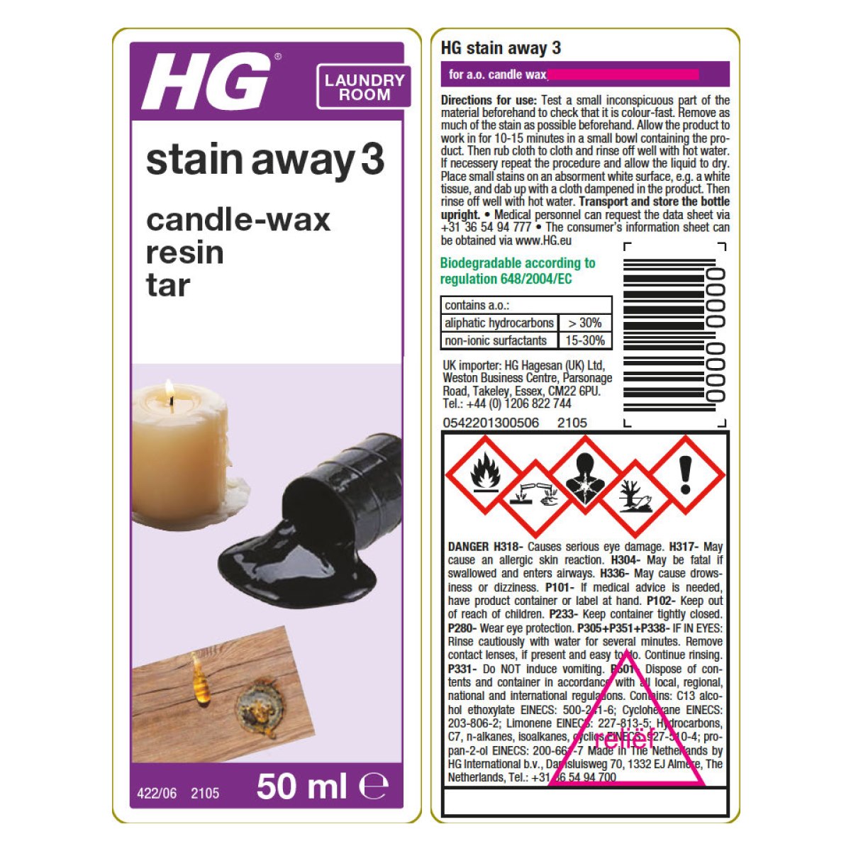 HG Stain Away 3