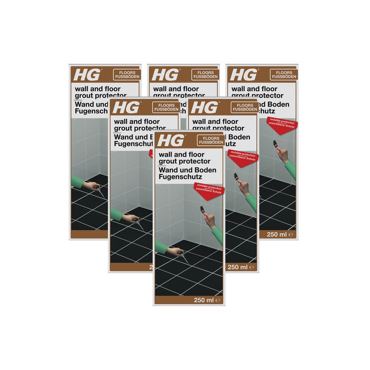 Case of 6 x HG Wall and Floor Grout Protector