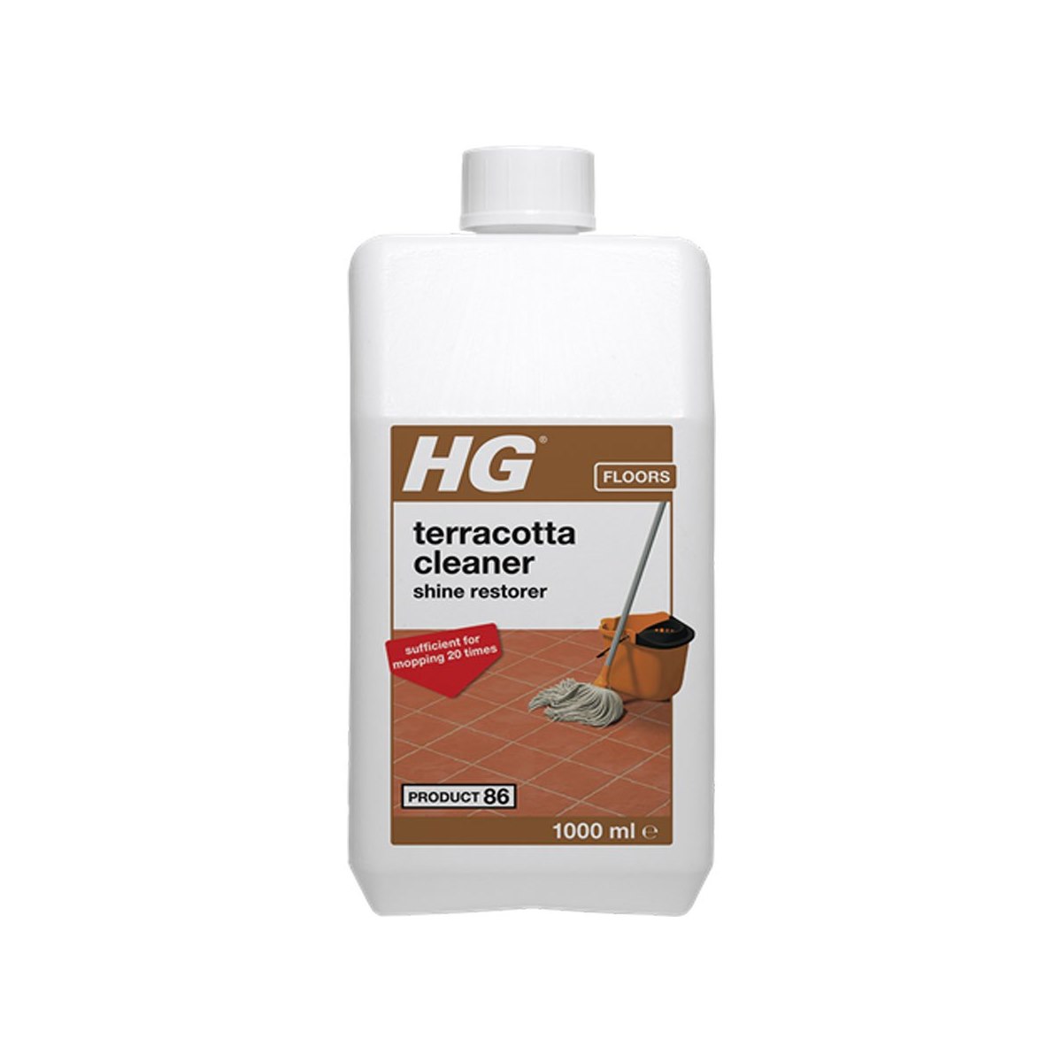 HG Terracotta Cleaner Shine Restorer (Product 86) 1 Litre