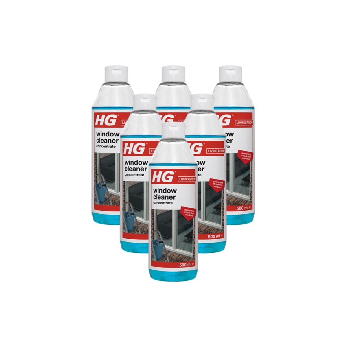 Case 6x HG Window Cleaner Concentrate 500ml