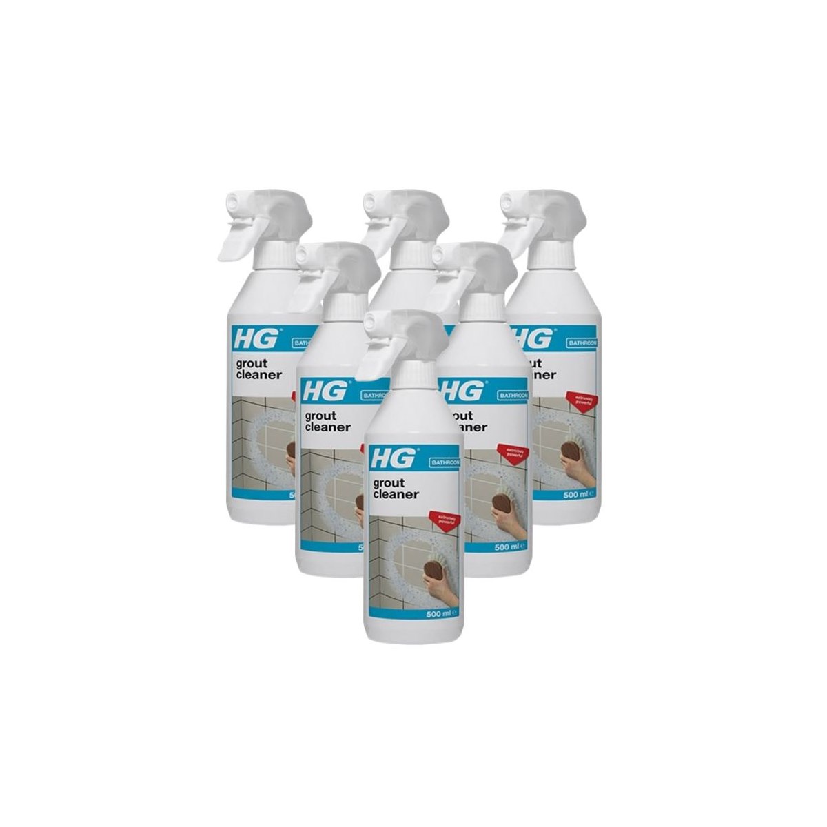 Case 6x HG Grout Cleaner 500ml