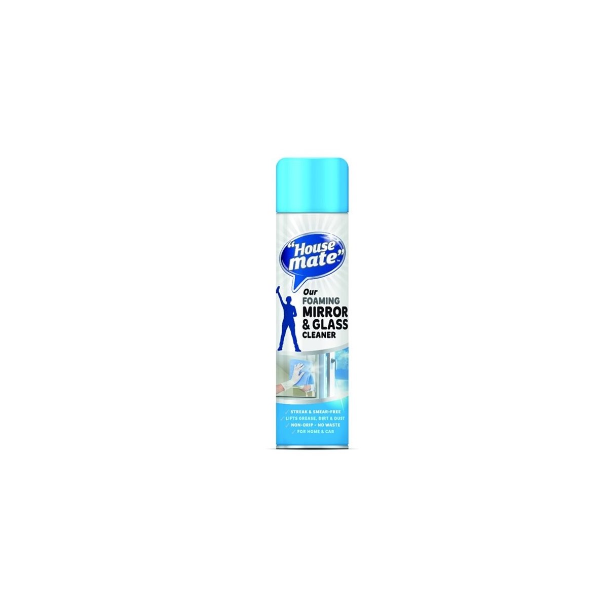 House Mate Foaming Glass and Window Cleaner Spray 400ml