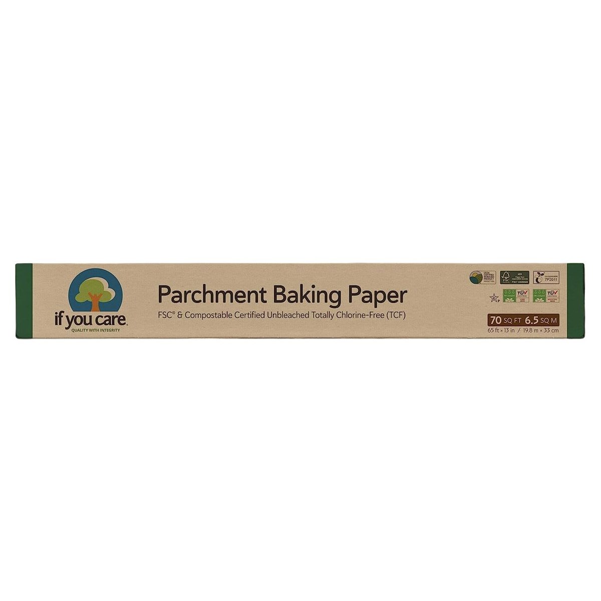 If You Care Parchment Baking Paper 6.5 Sq M 19.8 m x 33 cm