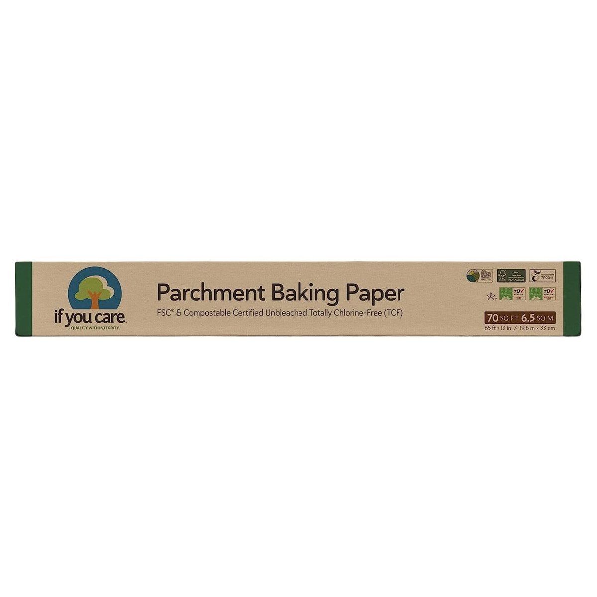 If You Care Parchment Baking Paper 6.5 Sq M 19.8 m x 33 cm